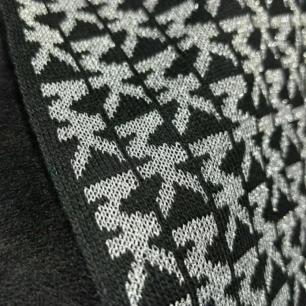 Michael Kors Knit Scarf,silver threading, MK logo throughout,- 10”Wx 62”L